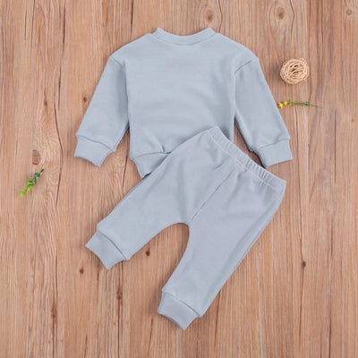 Riley Rainbow Tracksuit - Baby Blue