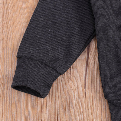Riley Rainbow Tracksuit - Dark Grey