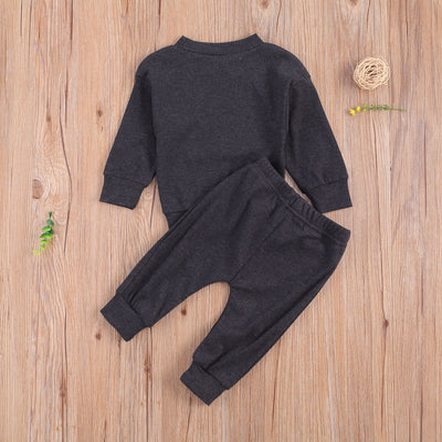 Riley Rainbow Tracksuit - Dark Grey