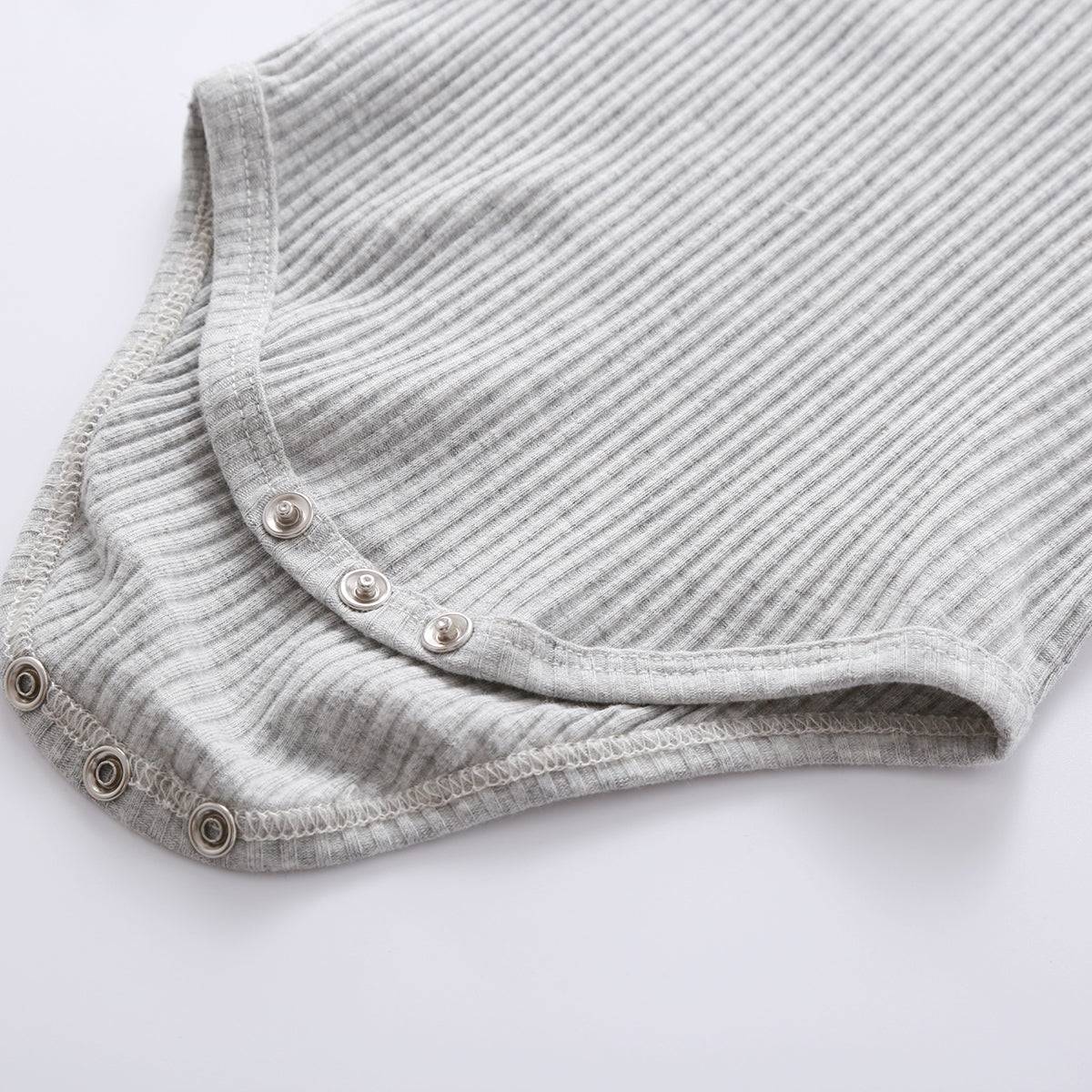 Zachary Ribbed Tracksuit - Light Grey
