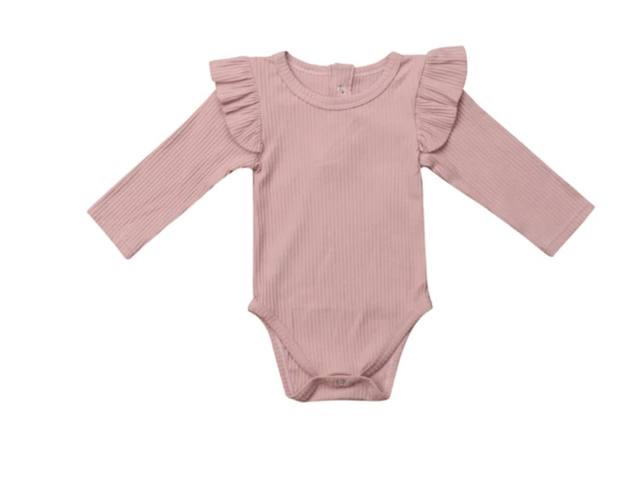 Sofia Frill Long sleeve T-shirt - Pink