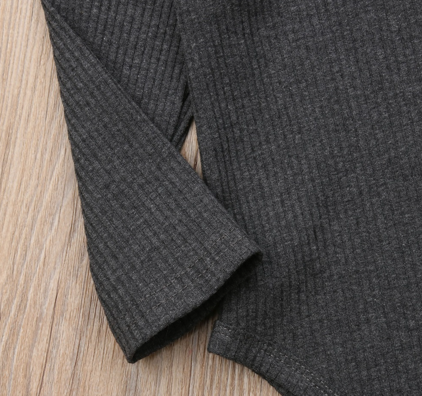 Sofia Frill Long sleeve T-shirt - Grey