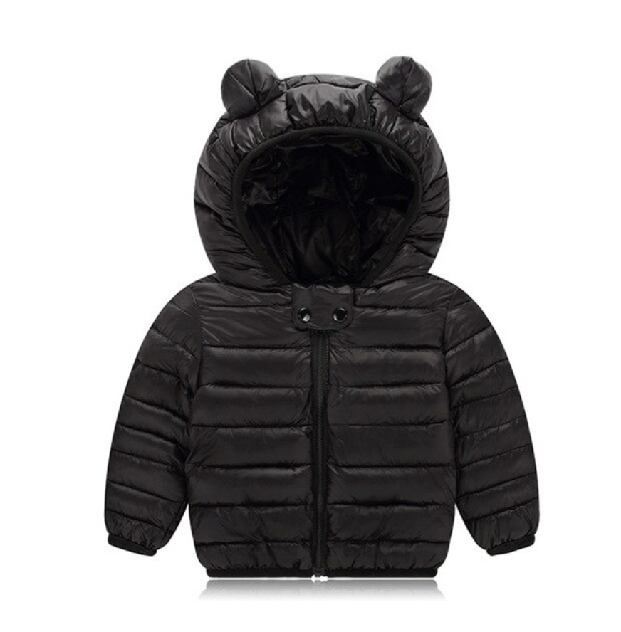 Teddy Bear Coat - Black