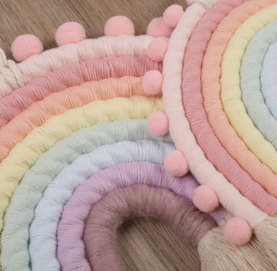 Large 8 layer Pastel Rainbow Tapestry