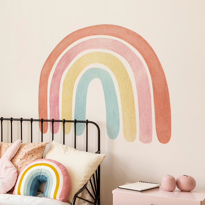 Adhesive Rainbow Wall Decor