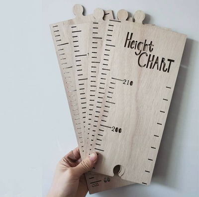 Wooden Wall Height Chart