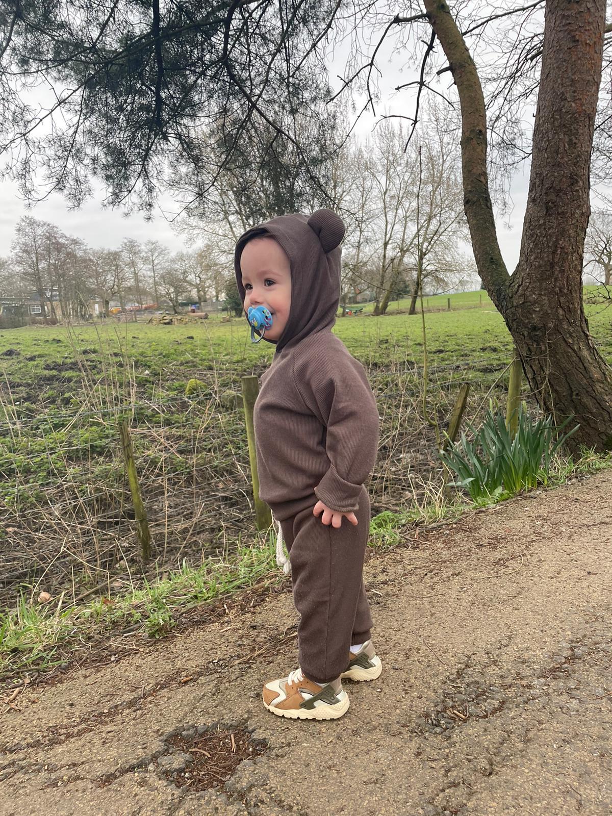 Arlo Bear Tracksuit - Brown