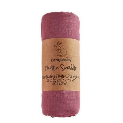 Muslin Swaddle - Raspberry Pink