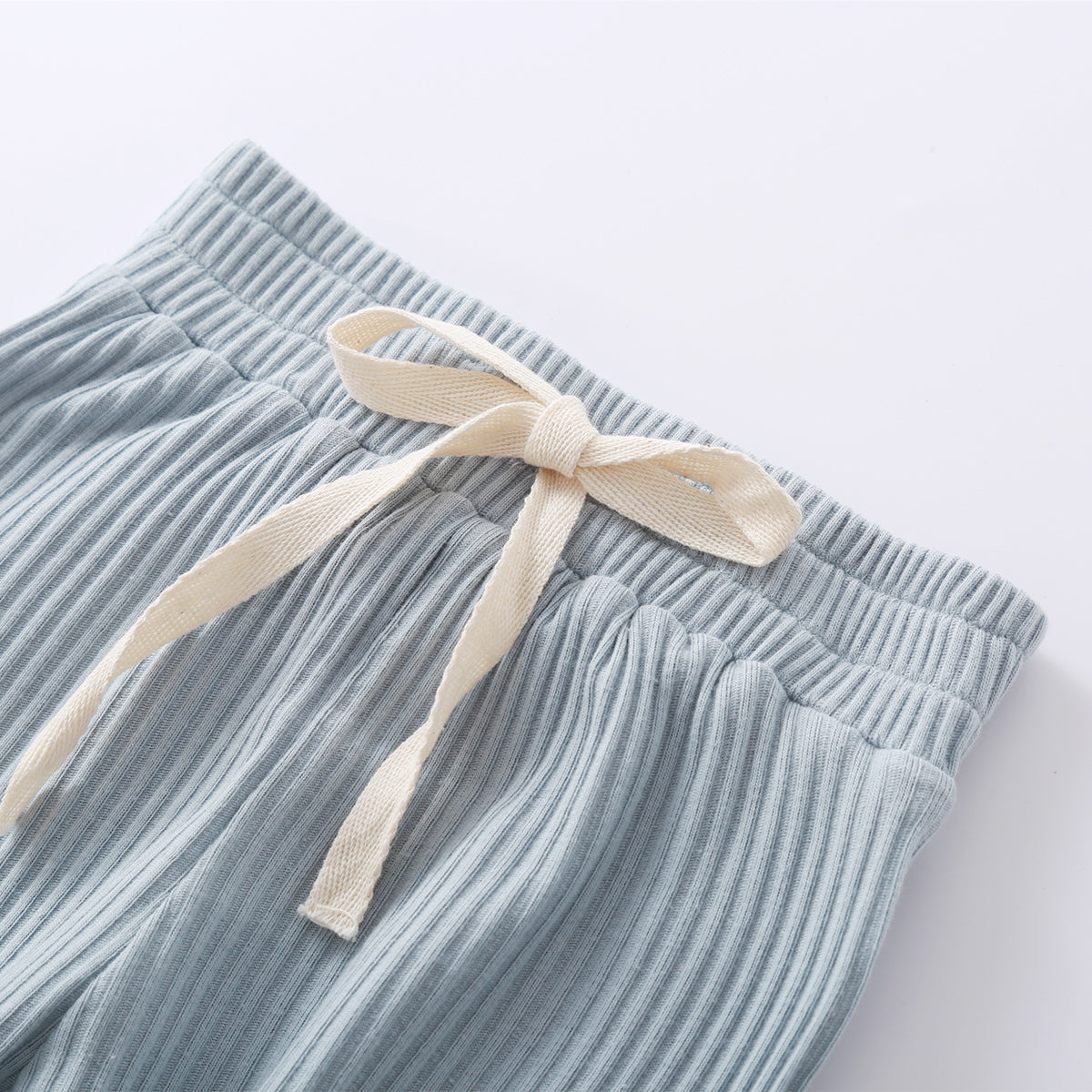Zachary Ribbed Tracksuit - Baby Blue