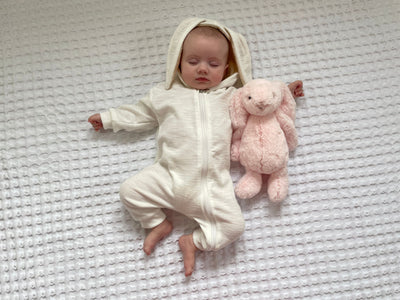 Rex Rabbit Romper - White